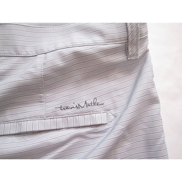 Men Travis Mathew Polyester Stripe Golf Shorts Sz 40 (MP224) - Picture 3 of 8